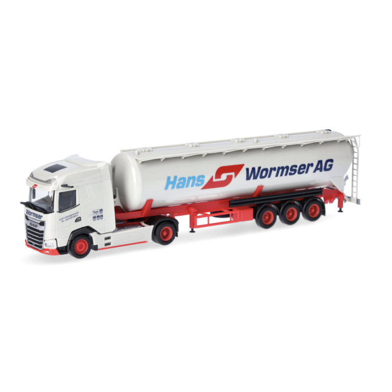 Herpa 318815 Camion semi-remorque silo DAF XG 60m³ "Hans Wormser", H0