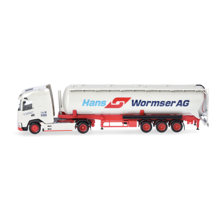 Herpa 318815 Camion semi-remorque silo DAF XG 60m³ "Hans Wormser", H0