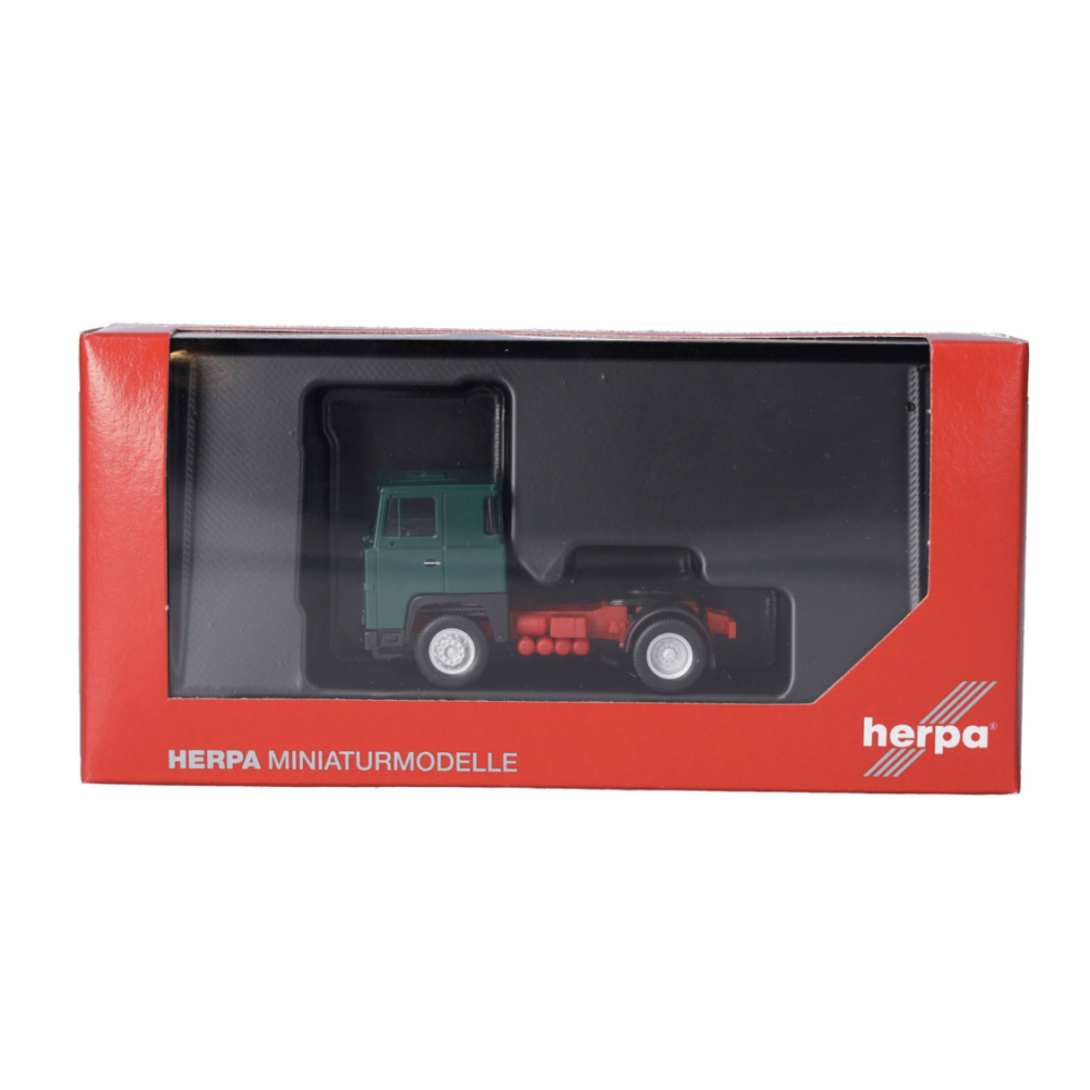 Herpa 318969 Tracteur routier Scania 141 à 2 essieux, vert mousse, H0