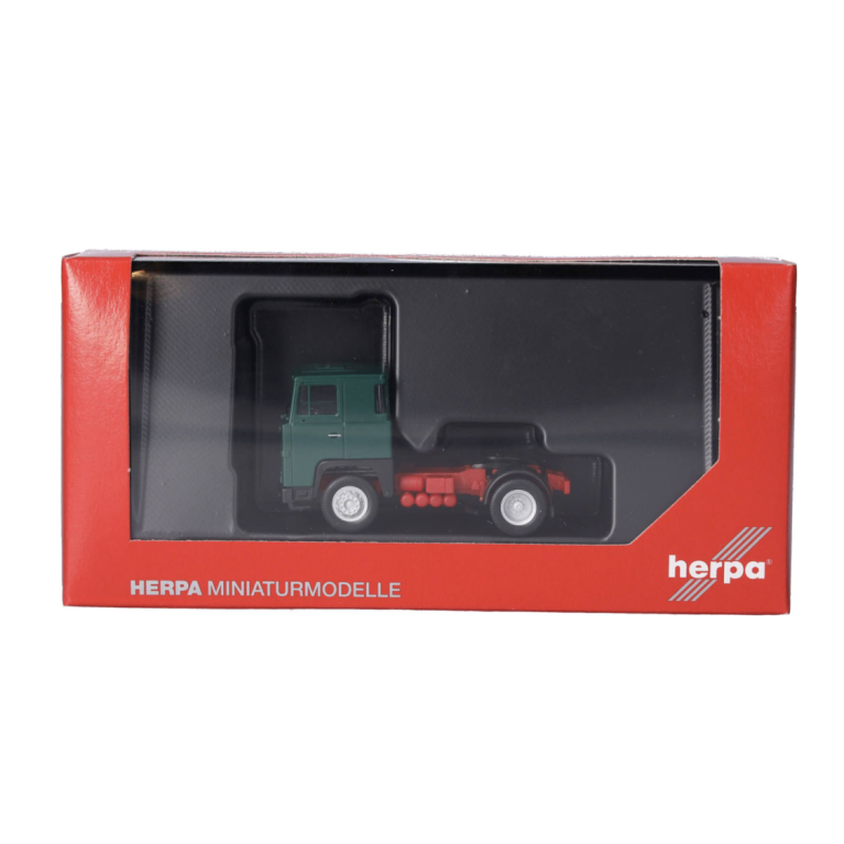 Herpa 318969 Tracteur routier Scania 141 à 2 essieux, vert mousse, H0