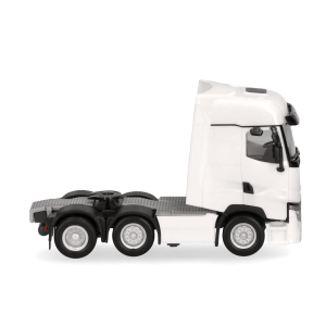Herpa 315104-003 Tracteur routier Renault T Facelift 3 essieux (6x2), blanc, H0