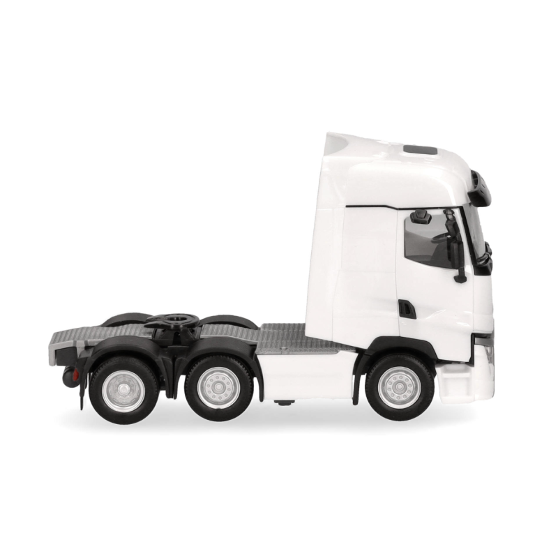 Herpa 315104-003 Tracteur routier Renault T Facelift 3 essieux (6x2), blanc, H0