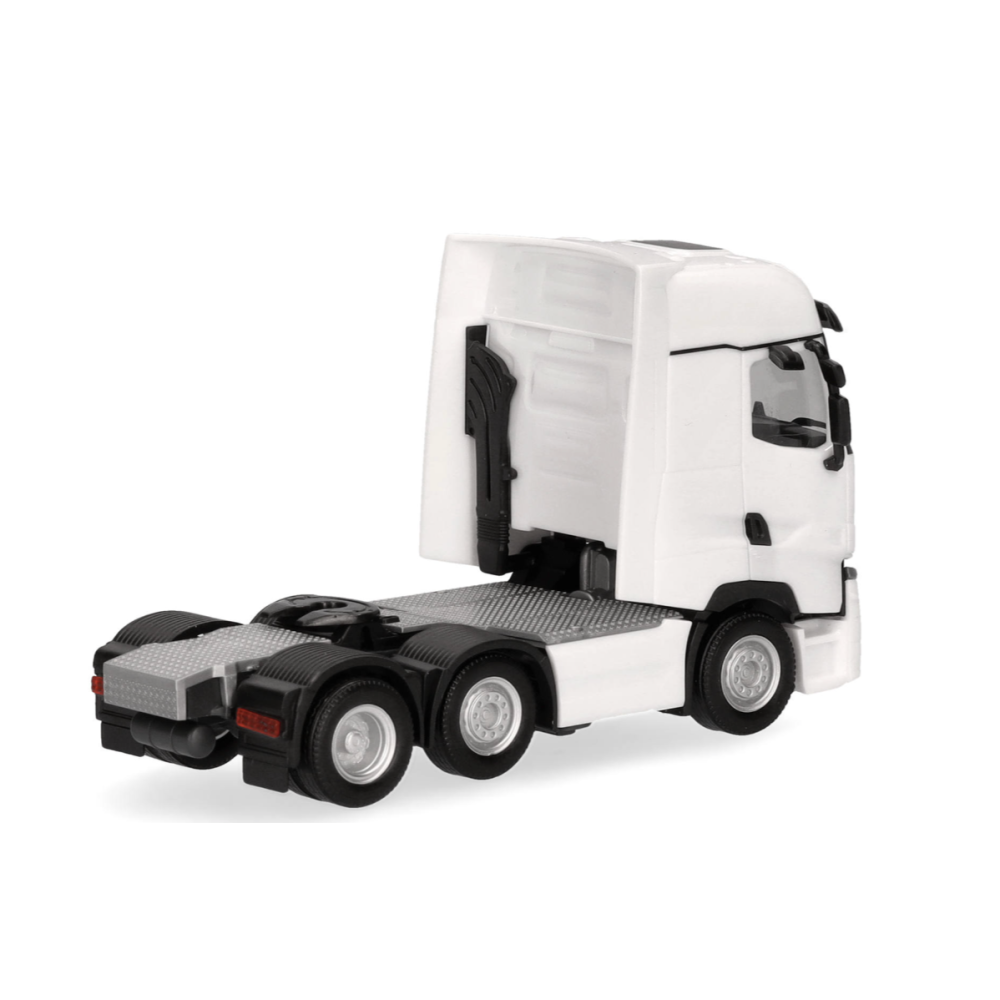Herpa 315104-003 Tracteur routier Renault T Facelift 3 essieux (6x2), blanc, H0