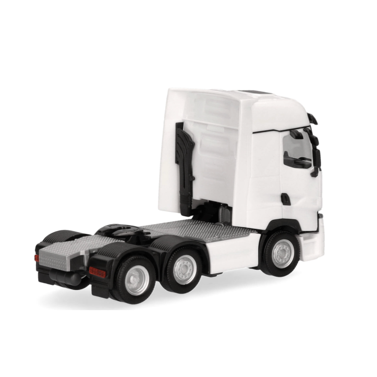 Herpa 315104-003 Tracteur routier Renault T Facelift 3 essieux (6x2), blanc, H0