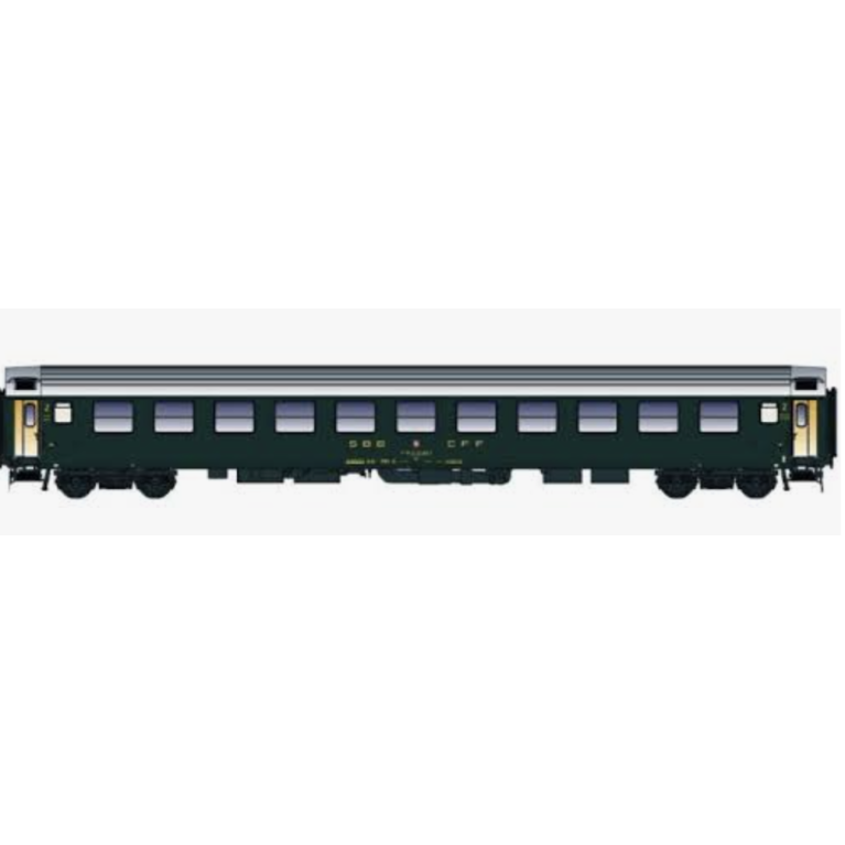 LS Models PI9728 - voiture Passagers Uic-X Bm De 2° Classe, Ep IV, H0