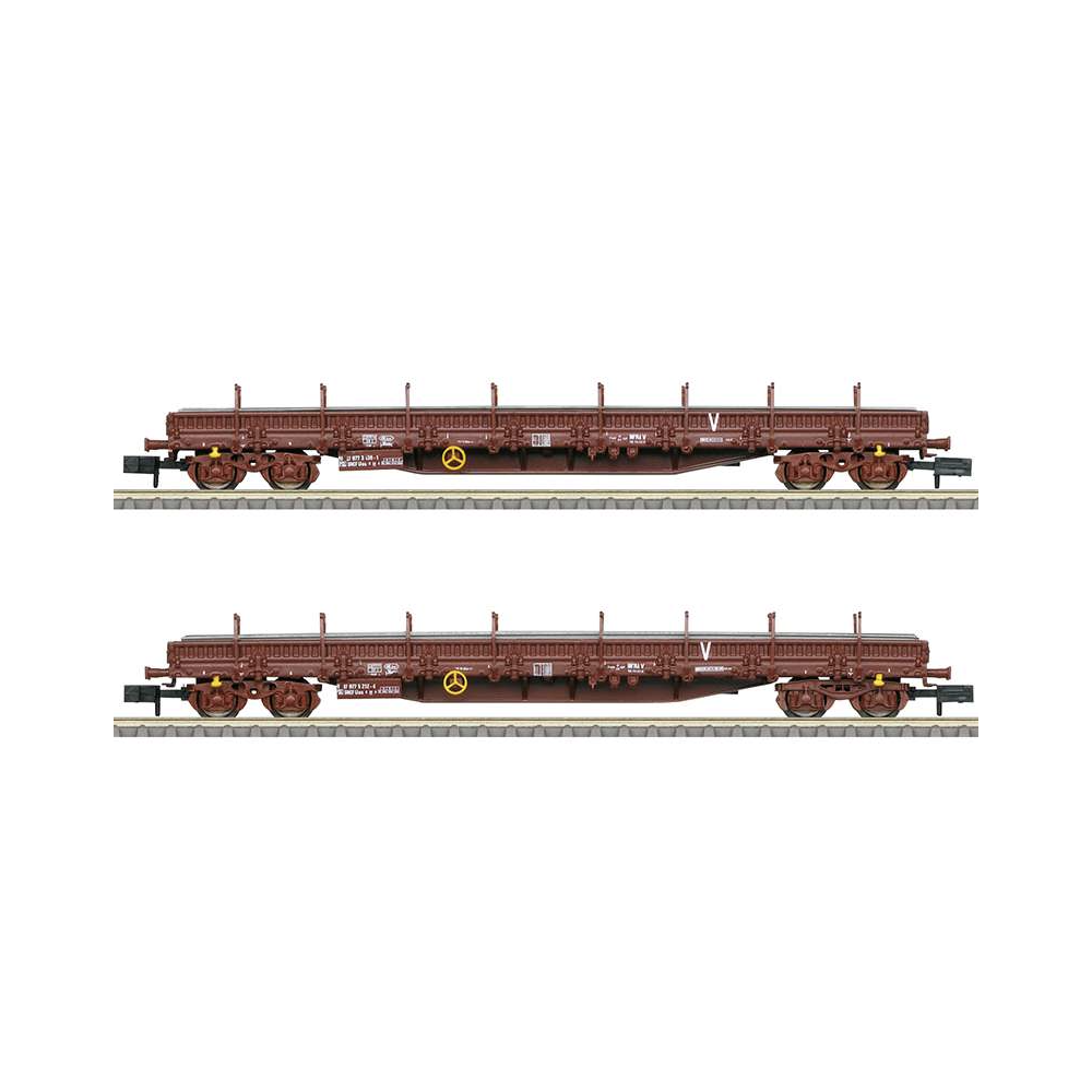Minitrix 18290 Coffret de wagons de marchandises « Train de construction », Ep VI, N