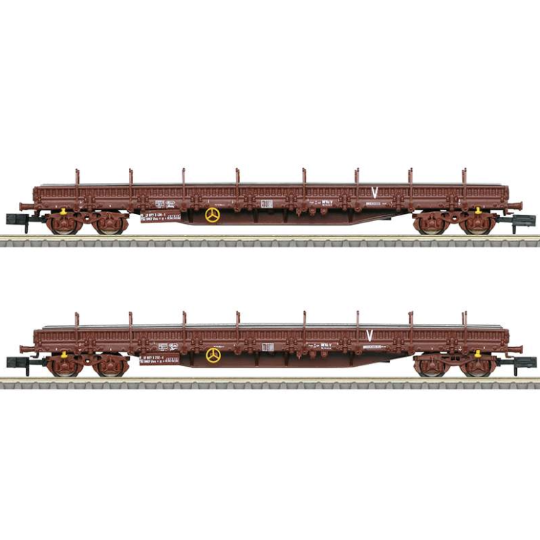 Minitrix 18290 Coffret de wagons de marchandises « Train de construction », Ep VI, N