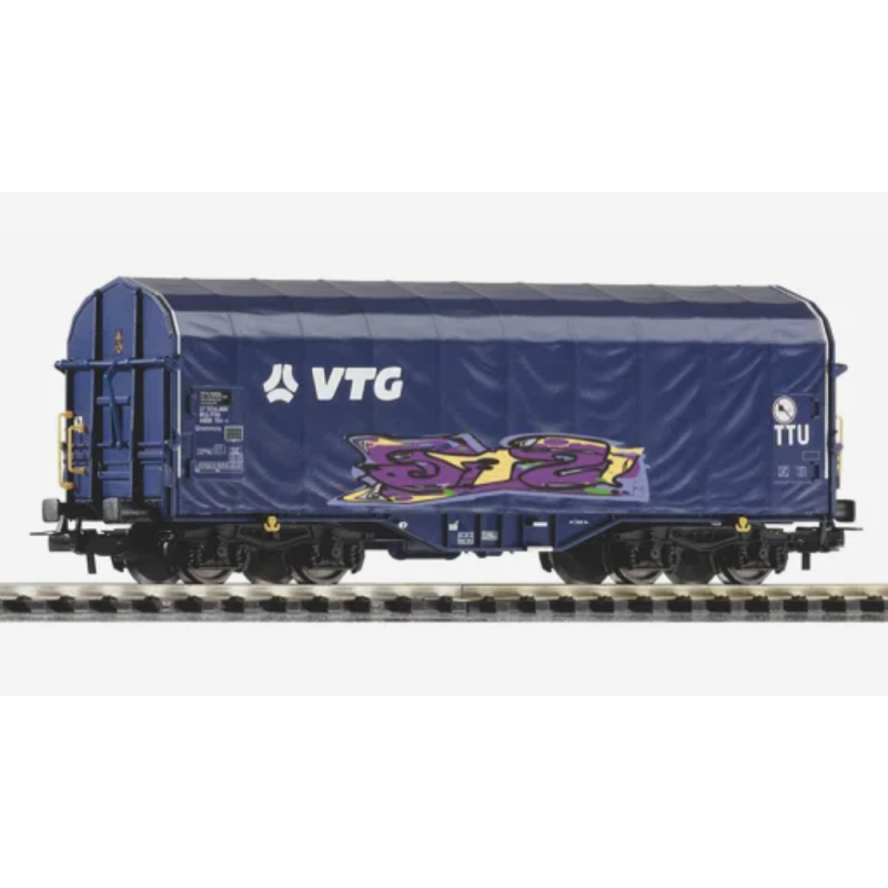 Piko 58965 Wagon à bâche coulissante Shimmns VTG avec Graffiti VI