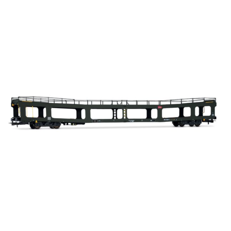 JOUEF HJ4189 fourgon porte-automobiles DD DEV 66, 2éme série, livrée verte avec logo « Carmillon » blanc, SNCF, ép. VI, H0