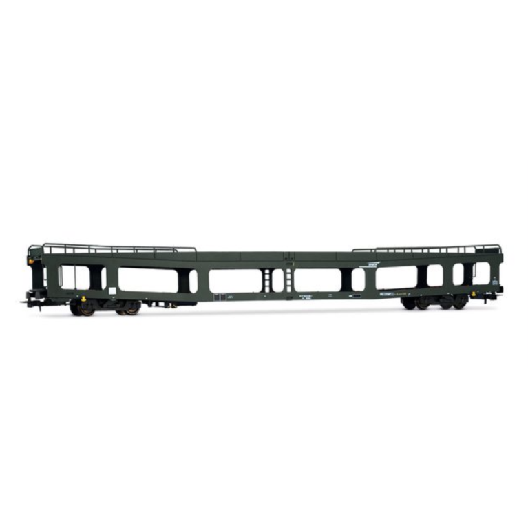 Jouef HJ4188 Fourgon porte-automobiles DD DEV 66, livrée verte avec logo « Casquette » blanc, SNCF, ép. V, H0