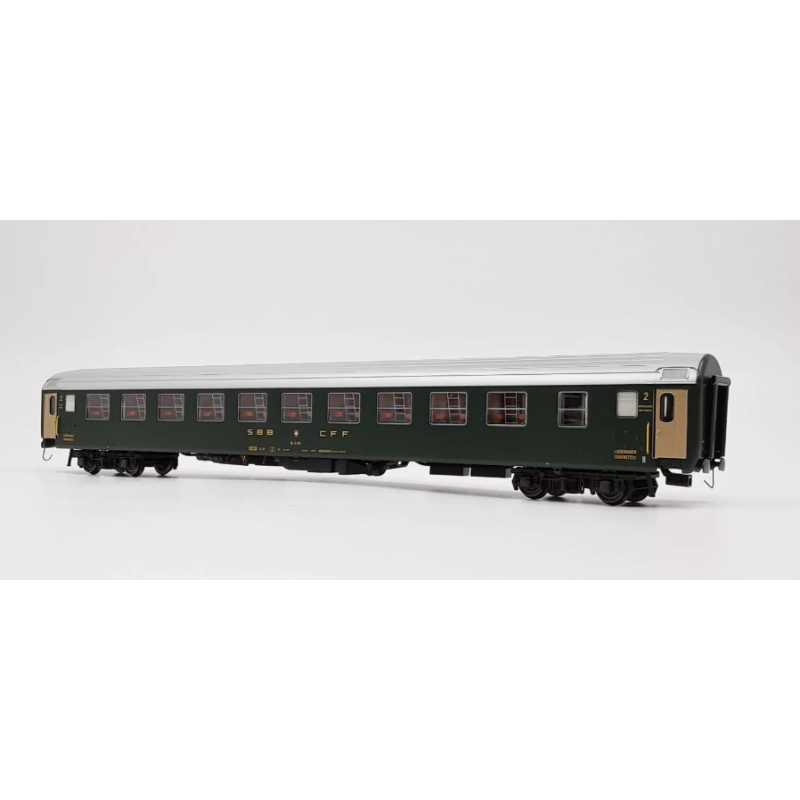 LS Models PI9721 - Voiture UIC-X RIC Bc, 2CL, 10 compartiments, SBB-FFS, Ep IVa