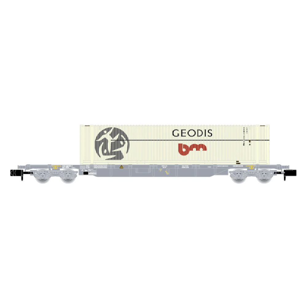 Arnold HN6649 Wagon porte-conteneurs série Sgss "GEODIS", F-NOVA, Ep V, N