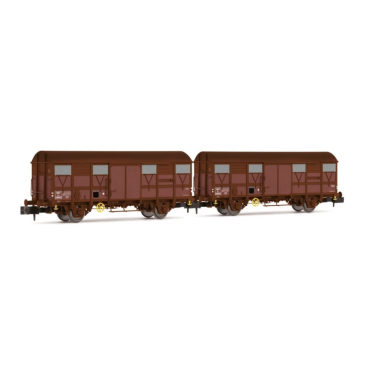 Arnold HN6570 Wagons couverts type Kv Permaplex, SNCF, Ep III, N