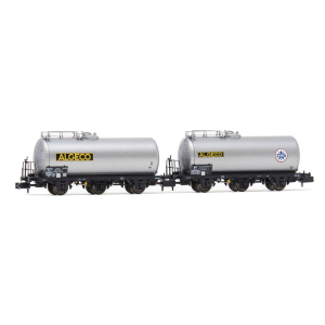 Arnold HN6607 2 wagons citerne à 3 essieux, "Algeco", Sncf, Ep III, N