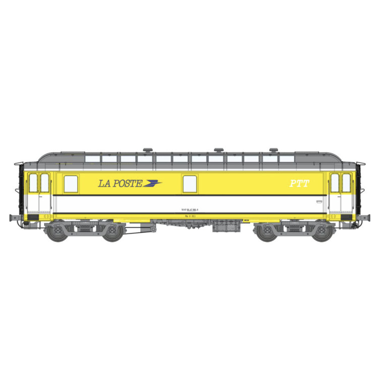 REE Modeles VB-263 Ambulant OCEM 16m PAZ Jaune et Blanc, Ep IV-V, H0