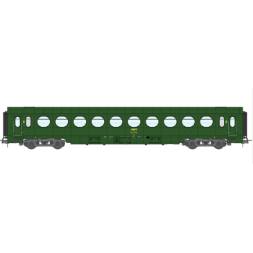 REE Modeles VB-503 Voiture allégée "Saucisson", ETAT B10, 2CL, SNCF, Ep. IV, H0