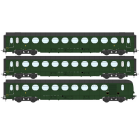 REE Modeles VB-470 Coffret 3 voitures allégées, SNCF, Ep IIIB, H0