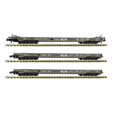 Fleischmann 6660093 - 3 pièces - Ensemble : autoroute roulante Hupac, époque V-VI, N