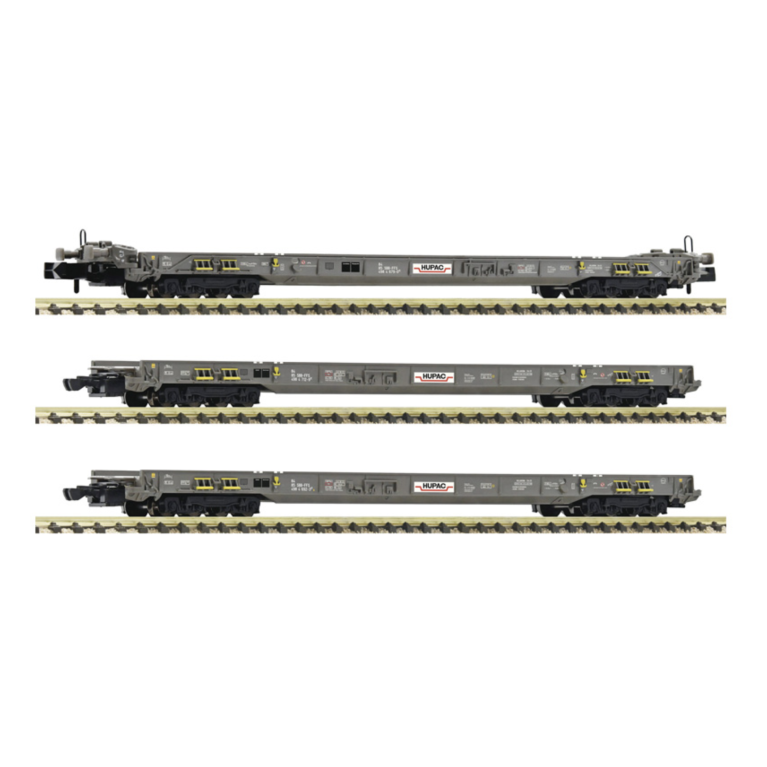 Fleischmann 6660093 - 3 pièces - Ensemble : autoroute roulante Hupac, époque V-VI, N