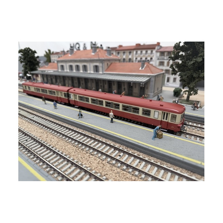 LS Models 10 039 Autorail EAD X4687 + XR8684, Lyon-Vaise, Sncf, analogique, Ep. IV, H0