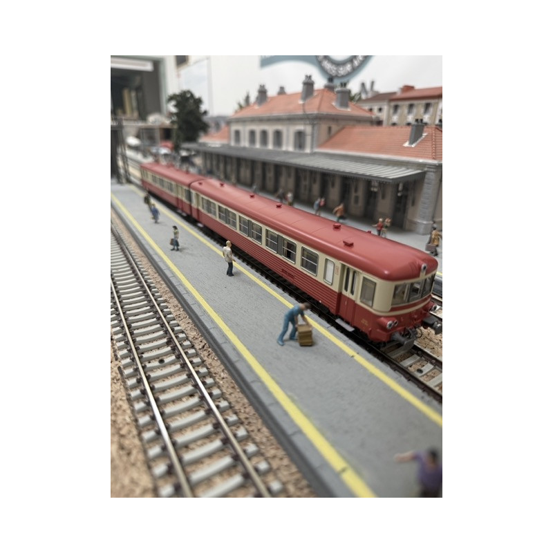 LS Models 10 039 Autorail EAD X4687 + XR8684, Lyon-Vaise, Sncf, analogique, Ep. IV, H0