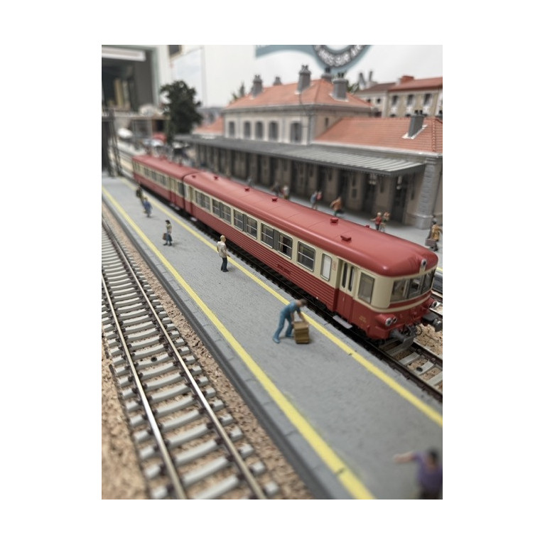 LS Models 10 039 Autorail EAD X4687 + XR8684, Lyon-Vaise, Sncf, analogique, Ep. IV, H0