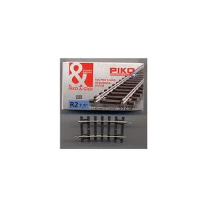 Rail courbe PIKO 55252 | R2 422mm 7.5° | HO Code 100