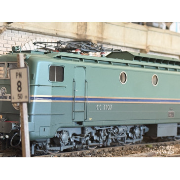 LOMBARDI locomotive CC7107 record du monde échelle 0