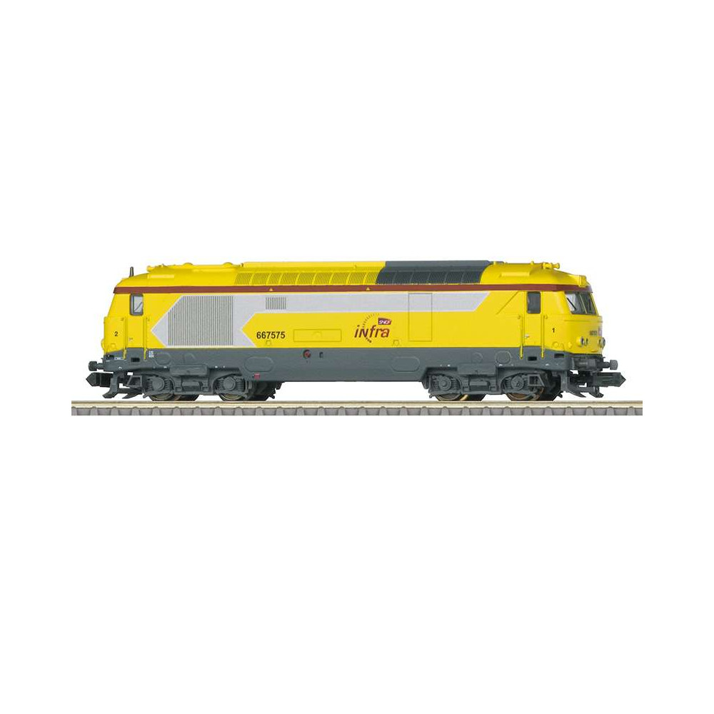 MINITRIX 16707 Locomotive diesel de classe BB 67400