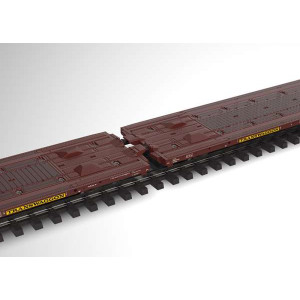 TRIX 24428 Paire de wagons plats de type Laads 800B
