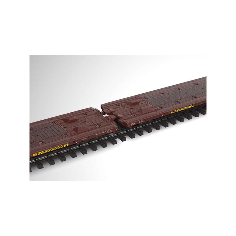 TRIX 24428 Paire de wagons plats de type Laads 800B