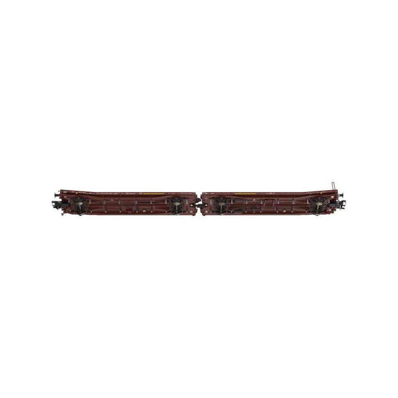 TRIX 24428 Paire de wagons plats de type Laads 800B