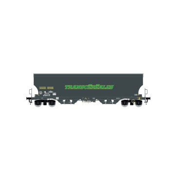 LS MODELS-30590 Wagon céréalier gris foncé TRANSCEREALES