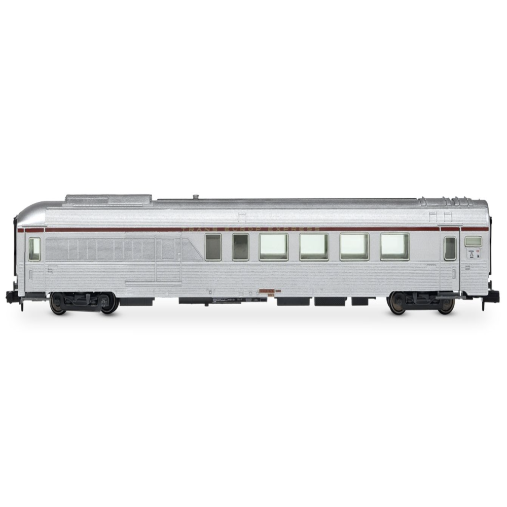 HN4499 SNCF, coffret de 4 voitures type Mistral '69, TEE « Jules Verne », ép. IV