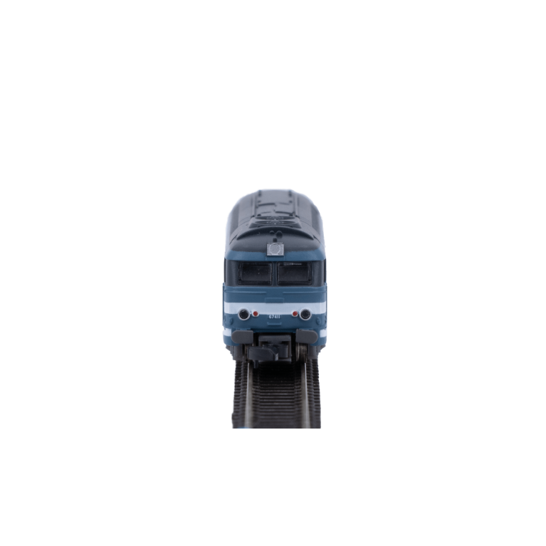 Azar Models L01-BL4D Locomotive diesel BB 67411, SNCF, livrée bleue, logo nouille, digitale, échelle Z