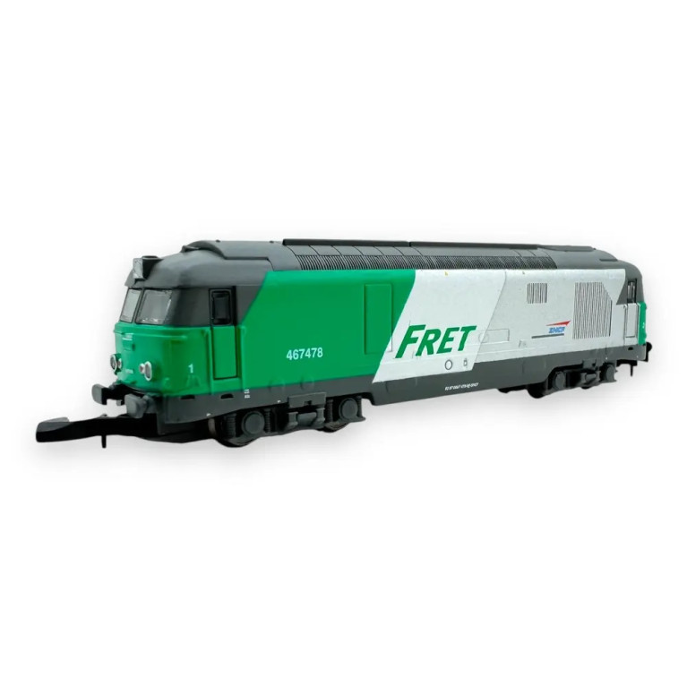 Azar Models L01-FR2A - Locomotive diesel BB 67478 Fret - Z 1/220 - SNCF - Ep V-VI - Analogique - 2R