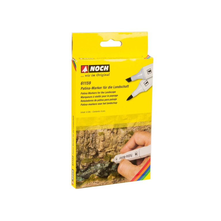 Noch 61159 Marqueurs de patine pour paysages X6