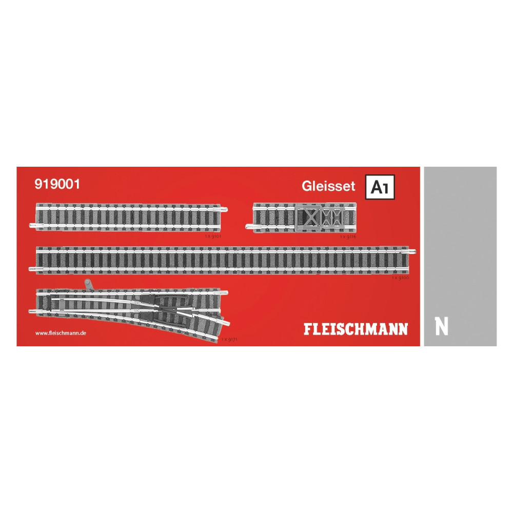 Fleischmann 919001 - Coffret de rails A1