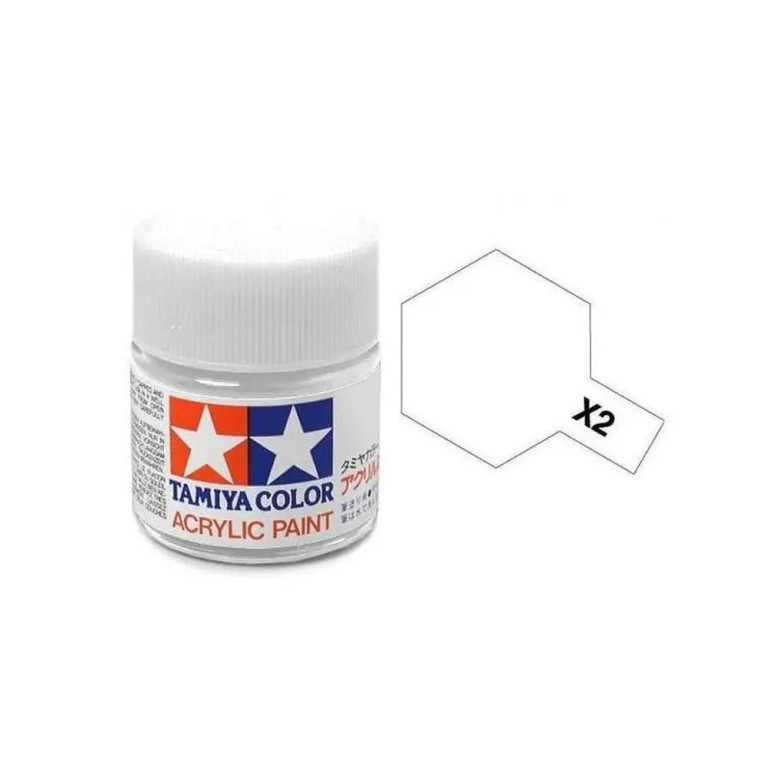 Tamiya Color X2 -peinture acrylique  - blanc