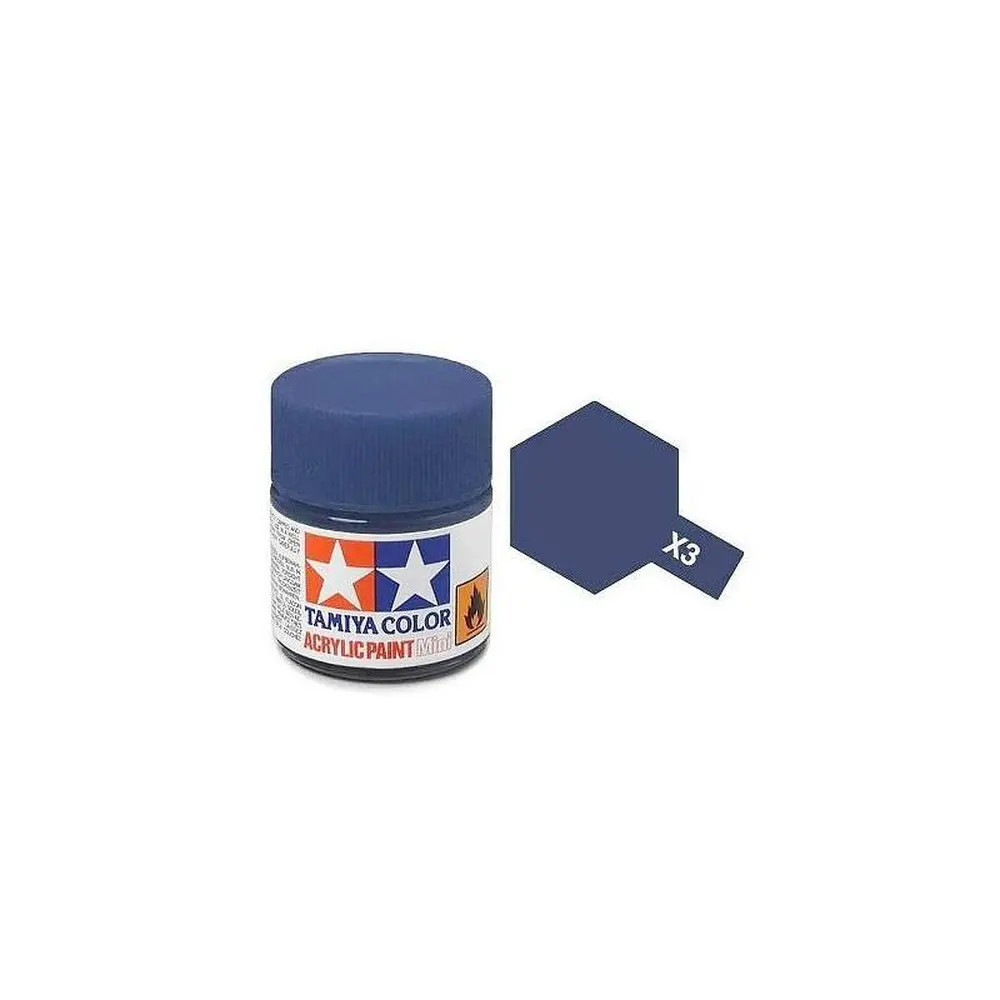 Tamiya Color X3 -peinture acrylique  - bleu nuit