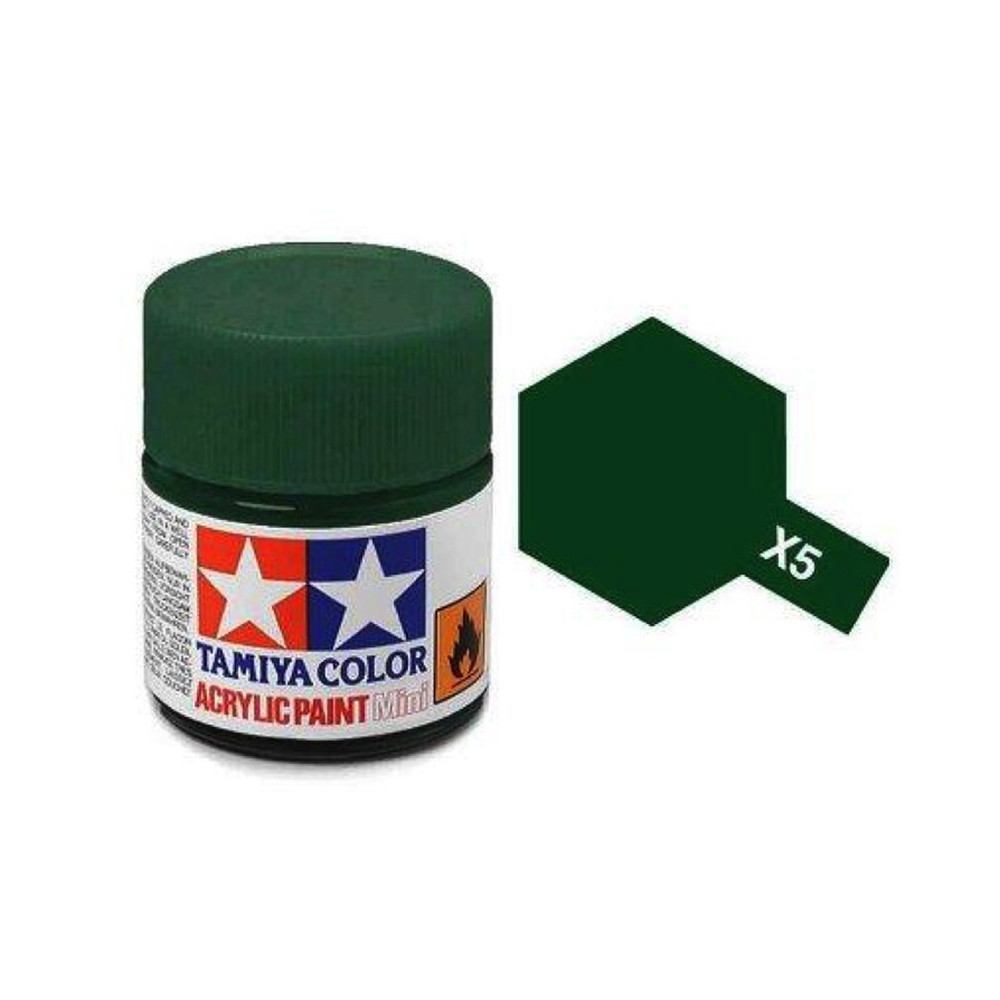 Tamiya Color X5 -peinture acrylique - Vert foncé