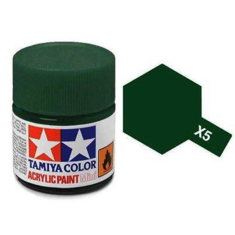 Tamiya Color X5 -peinture acrylique - Vert foncé