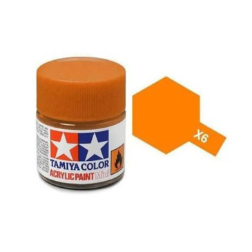 Tamiya Color X6 -peinture acrylique - orange