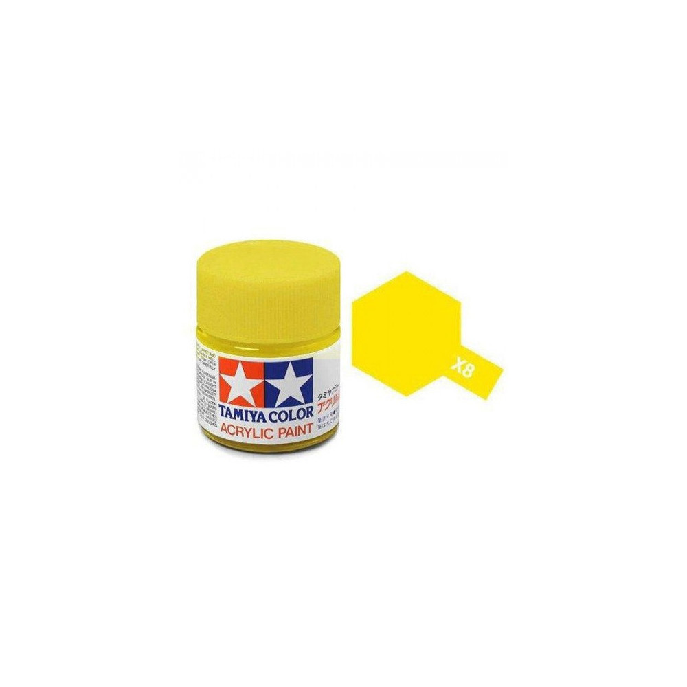 Tamiya Color X8 -peinture acrylique - jaune