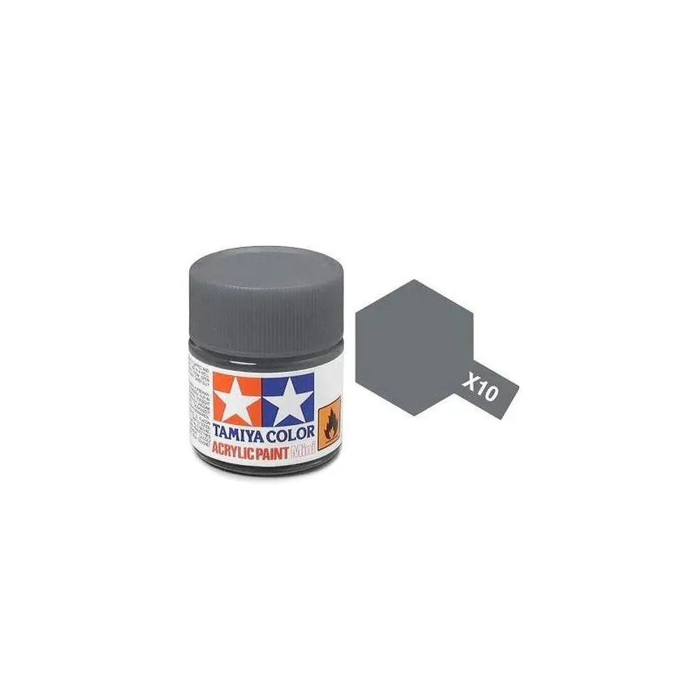 Tamiya Color X10 -peinture acrylique - gris anthracite