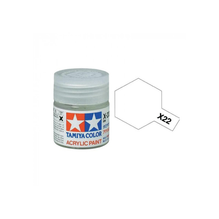 Tamiya Color X22 -peinture acrylique - transparent