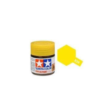 Tamiya Color X24 -peinture acrylique - jaune transparent