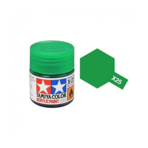 Tamiya Color X25 -peinture acrylique - vert transparent