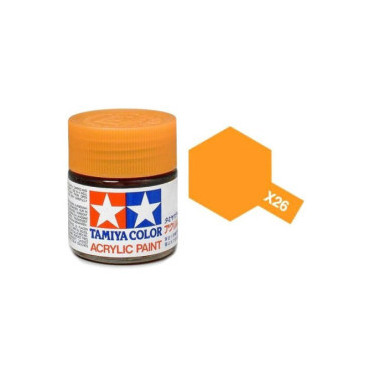 Tamiya Color X26 -peinture acrylique - orange transparent