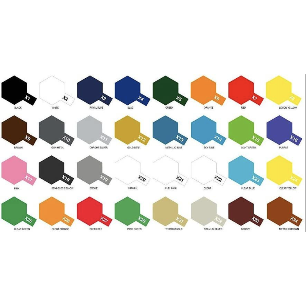 Tamiya Color X26 -peinture acrylique - orange transparent